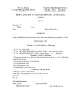 đồ án đo lường và điều khiển áp suất và cảnh báo áp suất trong đường ống trong dải 0÷5 bar