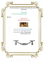 chuyên đề CỦNG cố và hệ THỐNG KIẾN THỨC hóa học