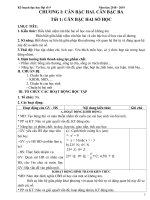 giáo án chương 1 đại số 9 mô hình trường học mới năm học 2018   2019