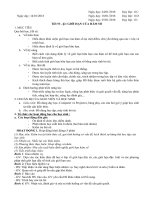 giáo án dạy theo chủ đề giới hạn hàm số