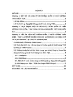 Mô hình quản lý chất lượng toàn diện TQM và sự cần thiết áp dụng mô hình TQM tại công ty TNHH doosung (1)