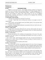 GIAO AN ANH 9 - THÍ ĐIỂM