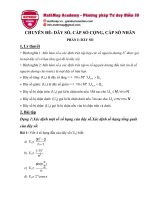 Chuyen de day so cap so toan 11