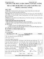 giáo án hình học 9 mô hình trường học mới từ tiết 1 đến tiết 7 năm học 2018   2019