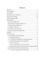 Ảnh hưởng của marketing quan hệ đến lòng trung thành của khách hàng  tình huống tại các ngân hàng trên địa bàn thành phố đà nẵng