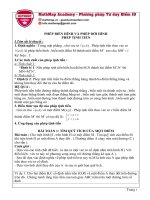 cac dang toan ve phep bien hinh