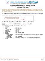 Vigor2925 cau hinh load balance policy route