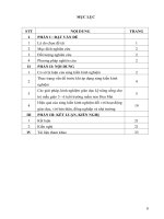 skkn một số biện pháp giáo dục kỹ năng sống cho trẻ mầm non đạt quả cao  