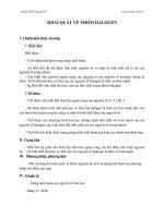 Giáo án Hóa học 10 bài 21: Khái quát về nhóm Halogen