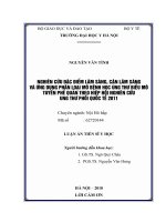 Nghiên cứu đặc điểm lâm sàng, cận lâm sàng và ứng dụng phân loại mô bệnh học ung thư biểu mô tuyến phế quản theo hiệp hội ung thư phổi quốc tế năm 2011