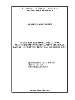 skkn hướng dẫn học sinh lớp 12 sử dụng máy tính cầm tay giải nhanh và chính xác bài tập “lập phương trình dao động điều hòa” 