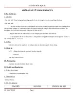 Giáo án Hóa học 10 bài 21: Khái quát về nhóm Halogen