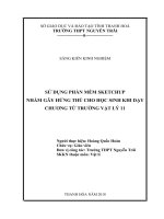skkn sử dụng phần mềm sketchup nhằm gây hứng thú cho học sinh khi dạy chương từ trường vật lý 11 