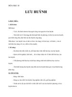 Giáo án Hóa học 10 bài 30: Lưu huỳnh