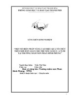 skkn một số biện pháp nâng cao hiệu quả tổ chức trò chơi dân gian cho trẻ mẫu giáo 5   6 tuổi tại trường mầm non phan đình phùng   TPTH 