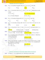 Những bài tập toán đại lớp 12 dễ mắc bẫy trong đề thi THPT quốc gia