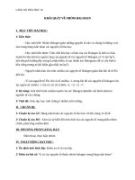 Giáo án Hóa học 10 bài 21: Khái quát về nhóm Halogen