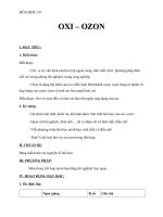 Giáo án Hóa học 10 bài 29: Oxi  Ozon