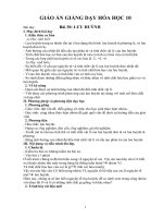 Giáo án Hóa học 10 bài 30: Lưu huỳnh