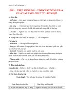 Giáo án Hóa học 8 bài 3: Bài thực hành 1 Tính chất nóng chảy của chất. Tách chất từ hỗn hợp