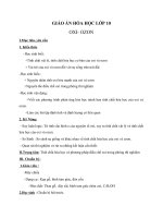 Giáo án Hóa học 10 bài 29: Oxi  Ozon