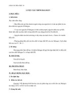 Giáo án Hóa học 10 bài 26: Luyện tập nhóm halogen