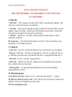 Giáo án Hóa học 8 bài 35: Bài thực hành 5 Điều chế  Thu khí hiđro. Thử tính chất của khí hiđro