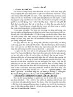 SÁNG KIẾN KINH NGHIỆM qua bài giảng  “ thọ xuân – quế sơn – thắm tính đồng chí, vẹn tình hậu phương ”, nhằm giáo dục truyền thống yêu nước cho học  