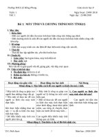 Giáo án tin học 8 3 cột cả năm