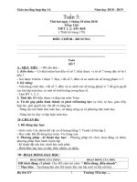 Tuần 5 giáo án lớp 1 soạn theo ĐHPTNLHS năm học 2018   2019 