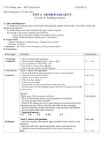 GIÁO ÁN CHƯƠNG TRÌNH 10 NĂM  TIẾNG ANH 10 HK 2