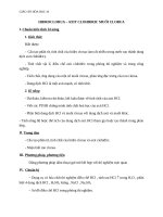 Giáo án Hóa học 10 bài 23: Hiđro clorua  Axit clohiđric và Muối clorua