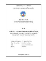 Tiểu luận - Bảo hiểm phi nhân thọ