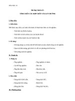 Giáo án Hóa học 10 bài 35: Thực hành tính chất các hợp chất của lưu huỳnh