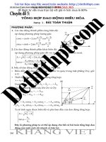 PP suy luận nhanh gv lê văn vinh   CHUONG 1  DAO ĐỘNG cơ   chuyên đề 5  tổng hợp dao động điều hòa   dạng 1  bài toán thuận image marked 