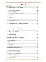 Tổng hợp lý thuyết và công thức tính nhanh Giải tích 12 – Trần Hoàng Long