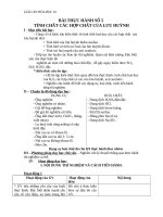 Giáo án Hóa học 10 bài 35: Thực hành tính chất các hợp chất của lưu huỳnh