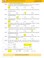 NHỮNG CÂU HÌNH DỄ MẮC BẪY TRONG KÌ THI THPT QUỐC GIA