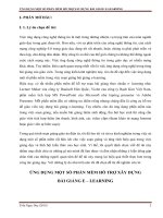 ỨNG DỤNG MỘT SỐ PHẦN MỀM XÂY DỰNG BÀI GIẢNG ĐIỆN TỬSKKN A