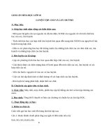 Giáo án Hóa học 10 bài 34: Luyện tập oxi và lưu huỳnh