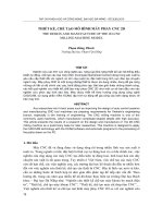 THIẾT KẾ, CHẾ TẠO MÔ HÌNH MÁY PHAY CNC 2D