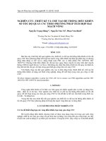 NGHIÊN CỨU, THIẾT KẾ VÀ CHẾ TẠO HỆ THỐNG ĐIỀU KHIỂN SỐ TỐC ĐỘ QUAY CNC THEO PHƯƠNG PHÁP TÍCH HỢP HAI MẠCH VÒNG