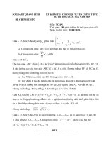 Đề chọn đội tuyển dự HSG Quốc gia 2019 môn Toán sở GD và ĐT Quảng Bình