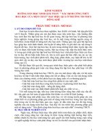 Kinh nghiệm hướng dẫn học sinh giải toán “xác định công thức hóa học của một chất” đạt hiệu quả ở trường THTHCS đông khê huyện đông 