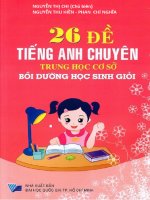 26 đề tiếng anh chuyên trung học cơ sở