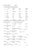 free bài tập hè môn tiếng anh lớp 5 lên lớp 6 