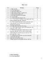 Một số giải pháp của hiệu trưởng nhằm nâng cao chất lượng của đội ngũ giáo viên trường THCS đông tân thành phố thanh hóa 