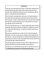 bài thu hoạch thực tập sư phạm trường THPT nguyễn khuyến