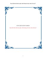 Sáng kiến kinh nghiệm   dạy kiến thức hình tam giác, hình thang cho học sinh yếu lớp 5 