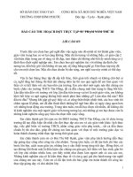 BÁO cáo THU HOẠCH đợt THỰC tập sư PHẠM năm THỨ III THCS tân ĐỒNG